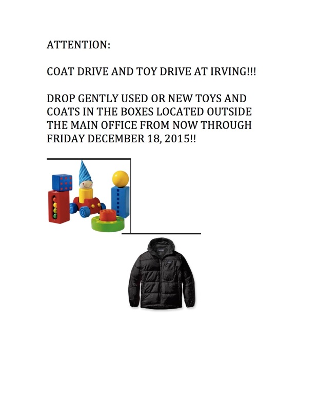 Irving Coat & Toy Drive